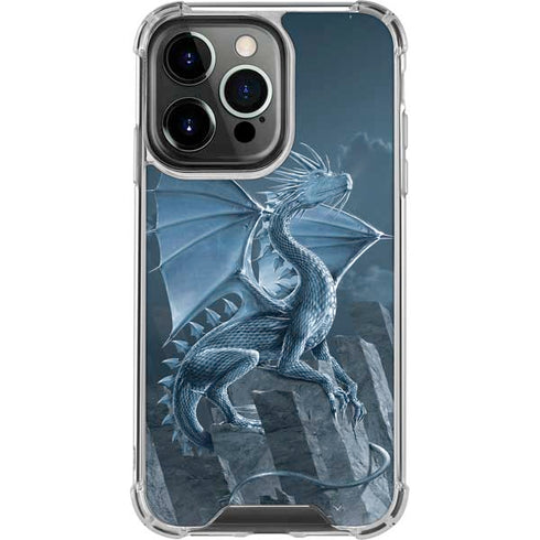 Silver Dragon by Vincent Hie iPhone 16 Pro Clear Case